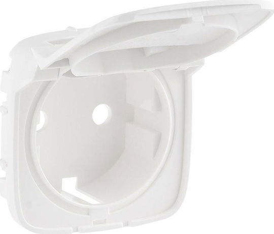 Legrand Valena Allure Μετώπη Πρίζας Ρεύματος Σούκο Καπάκι σε Λευκό Χρώμα 754845