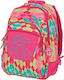 Totto Morral Crayola School Bag Backpack Junior High-High School in Pink color