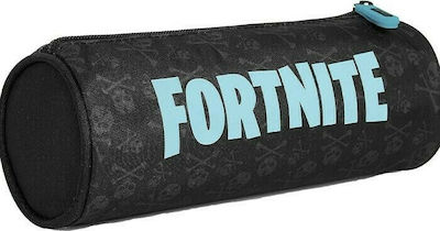 Gim Fortnite Skull Pencil Case Barrel with 1 Compartment Black