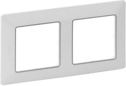 Legrand Valena Life Schalterrahmen 2-fach Verti...