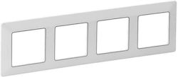 Legrand Valena Life Schalterrahmen 4-fach in We...