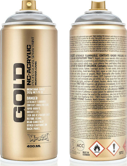 Montana Cans Spray Paint Gold Transparent Black 400ml