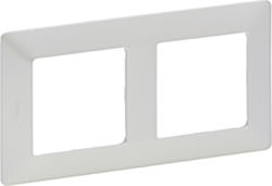 Legrand Valena Life Schalterrahmen 2-fach Verti...