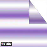 Fabi Cardboard Striped Double Sided Purple 50x70cm