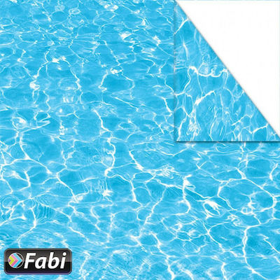 Fabi Cardboard Double Sided Light Blue Νερό 50x70cm