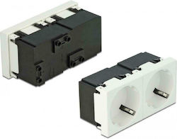 DeLock Easy 45 Διπλή Πρίζα Ρεύματος DeLock Easy 45 Διπλή Πρίζα Ρεύματος