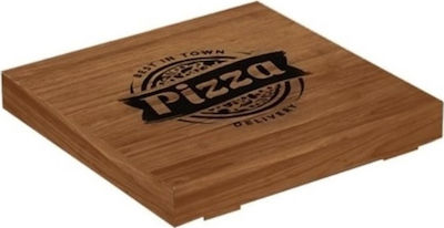 Disposable Pizza Paper Box Kraft 40x40x4cm 50pcs Microwelle