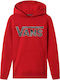 Kids Sweatshirt with Hood and Pockets Red Classic V II Hoodie Boys