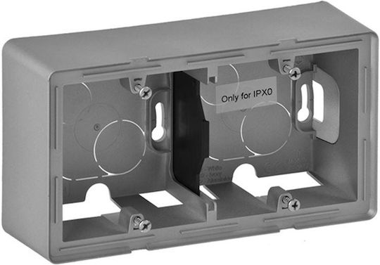 Legrand Valena Life Switch Box 2 Positions in Silver Color 754212