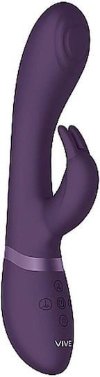 Vive Cato Vibrator Rabbit 21cm Purple