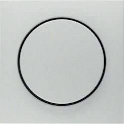 Hager S.1/B.3/B.7 Dimmer-Schalterplatte Beleuchtung in Silber Farbe 11371404