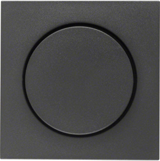 Hager S.1/B.3/B.7 Dimmer Switch Front Lighting in Black Color 11371606