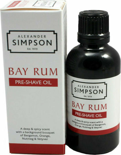 Simpsons Λάδι Περιποίησης για Γένια Bay Rum 50ml