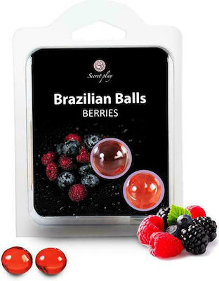 Secretplay Brazilian Balls cu Aroma Fructe de pădure 2buc 3385-5