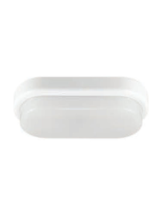 Vivalux Ellis Outdoor Ceiling Flush Mount with Integrated LED in White Color VIV003684