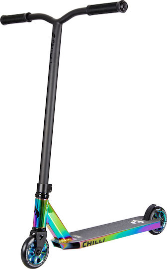 Chilli Kids Scooter Rocky 2-Wheel Freestyle for 8+ Years Black