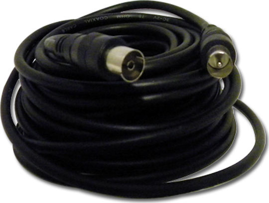 FT Electronics Antenna Cable Coax male - Coax female Black 10m (FTT2-012) 1pcs