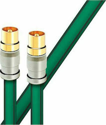 Audioquest Καλώδιο Κεραίας Coax male - Coax male Πράσινο 1.5m