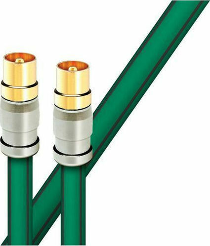 Audioquest Antenna Cable Coax Male - Coax Male Green 1.5m 1 Piece