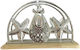 AGC Metallic Napkin Holder Silver 15x9cm 00109313
