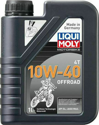 Liqui Moly Motorbike Off Road 4T Synthetic Motorcycle Oil for Four-Stroke Engines 10W-40 1lt