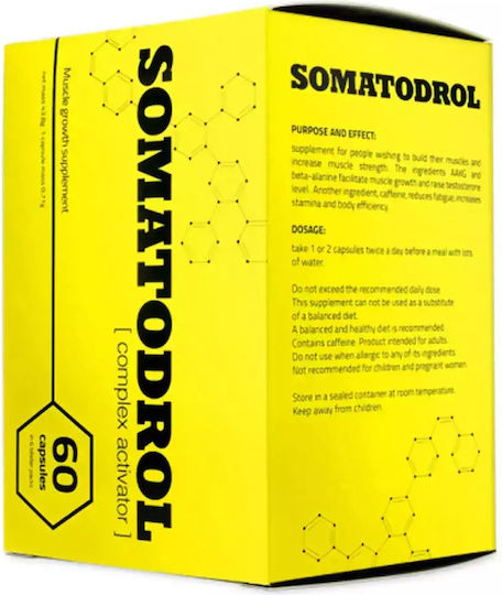 Iridium Labs Somatodrol Supplement for Workout & Testosterone Boost 60 caps