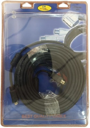FT Electronics Cablu VGA - VGA Negru 20m (FTT6-063)