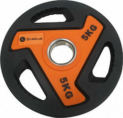 Sveltus Set Discuri De Tip Olimpic Cauciucate 1 x 5kg Φ50mm cu Mânere