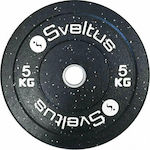 Sveltus Bumper Set of Plates Olympic Type Rubber 1 x 5kg Φ50mm