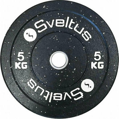 Sveltus Bumper Set of Plates Olympic Type Rubber 1 x 5kg Φ50mm