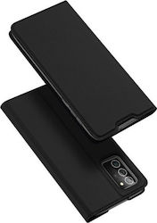 Dux Ducis Skin Pro Wallet Δερματίνης Μαύρο (Galaxy Note 20 Ultra)