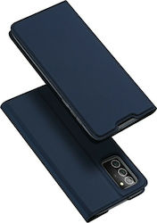 Dux Ducis Skin Pro Wallet Δερματίνης Navy Μπλε (Galaxy Note 20)