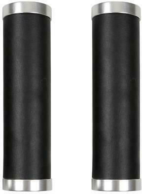 Lampa L9281.2 Bicycle Handlebar Grips in Black Colour 127mm Leather