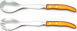 Claude Dozorme Inox Serving Utensil Set Orange 2pcs