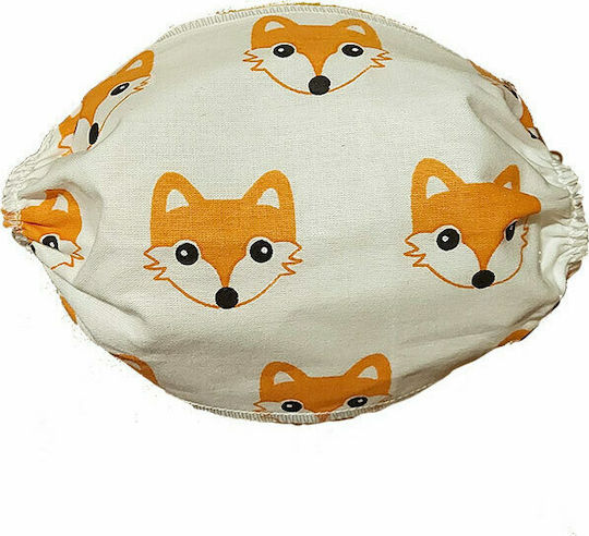 Gim 300-00016 Children's Cotton Mask with Two Layers Protective Mask Fabric Kids Orange 300-00016 1pcs
