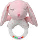 Kiokids Bunny Κουδουνίστρα Pink για Νεογέννητα