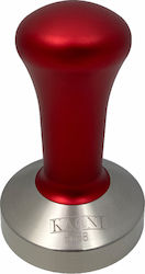 Karni Tamper with Flat Surface 58mm in Red Color