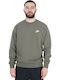 Nike Sportswear Club Men's Sweatshirt Khaki