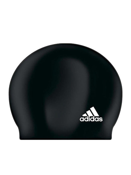 adidas Logo Silicone Adults Swimming Cap Black