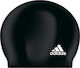 adidas Logo Silicone Adults Swimming Cap Black