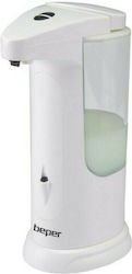 Beper Tabletop Automatic Plastic Dispenser White 370ml