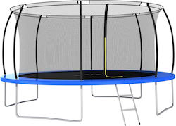 vidaXL Τραμπολίνο 460cm Εξωτερικού Χώρου με Σκάλα & Δίχτυ