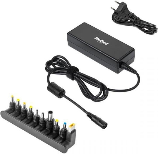 Rebel Universal Laptop Charger 90W 20V 4.86A with Detachable Power Cable