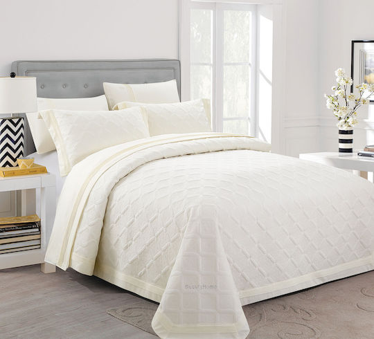 Beauty Home Thetis Set Brautpaar-Set 7Stück Ecru 230x250cm