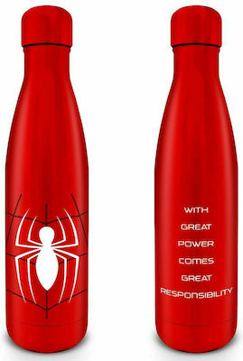 Metal Drinks Bottle Spider-Man (Torso) 0.54lt