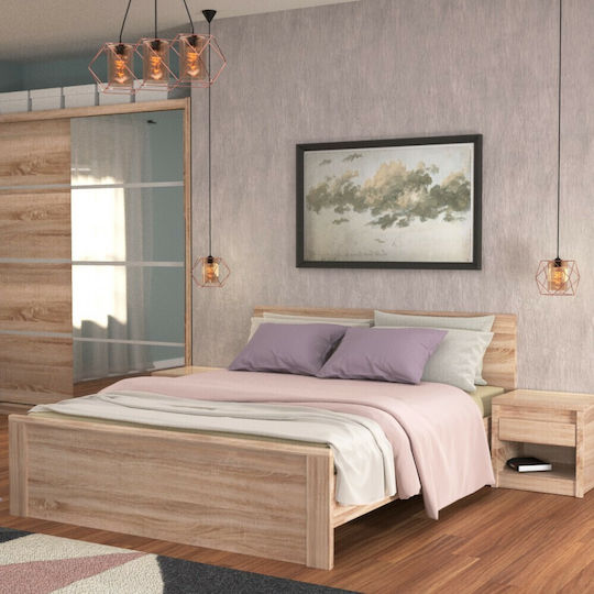 Norton Halb-Doppelbett für Matratze 120x200cm Beige Norton Halb-Doppelbett für Matratze 120x200cm Beige