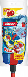 Vileda Super Mocio Spare Part Mop with Microfibers 140008
