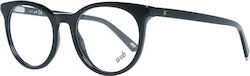 Web Plastic Eyeglass Frame Black WE5251 001