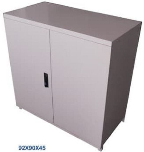 Двукрилен гардероб Метал с 2 рафтове 90x45x92бр