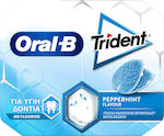 Trident 9 Chewing gum Oral-B with Flavor Mint No Added Sugar 1pcs 17gr